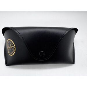 RayBan Eyeglasses Sunglasses Case Vinyl With RayBan Sticker Black Aviators